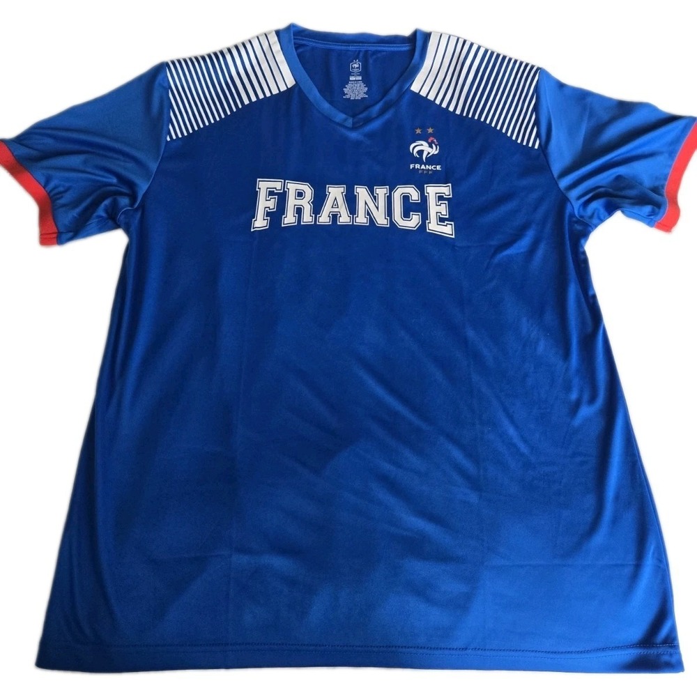 France National Football Team, FFF, Soccer Jersey Shirt Top Mens Size XXL